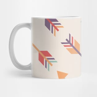 Purple Mint Tribal Arrows Pattern Indian Indigenous Mug